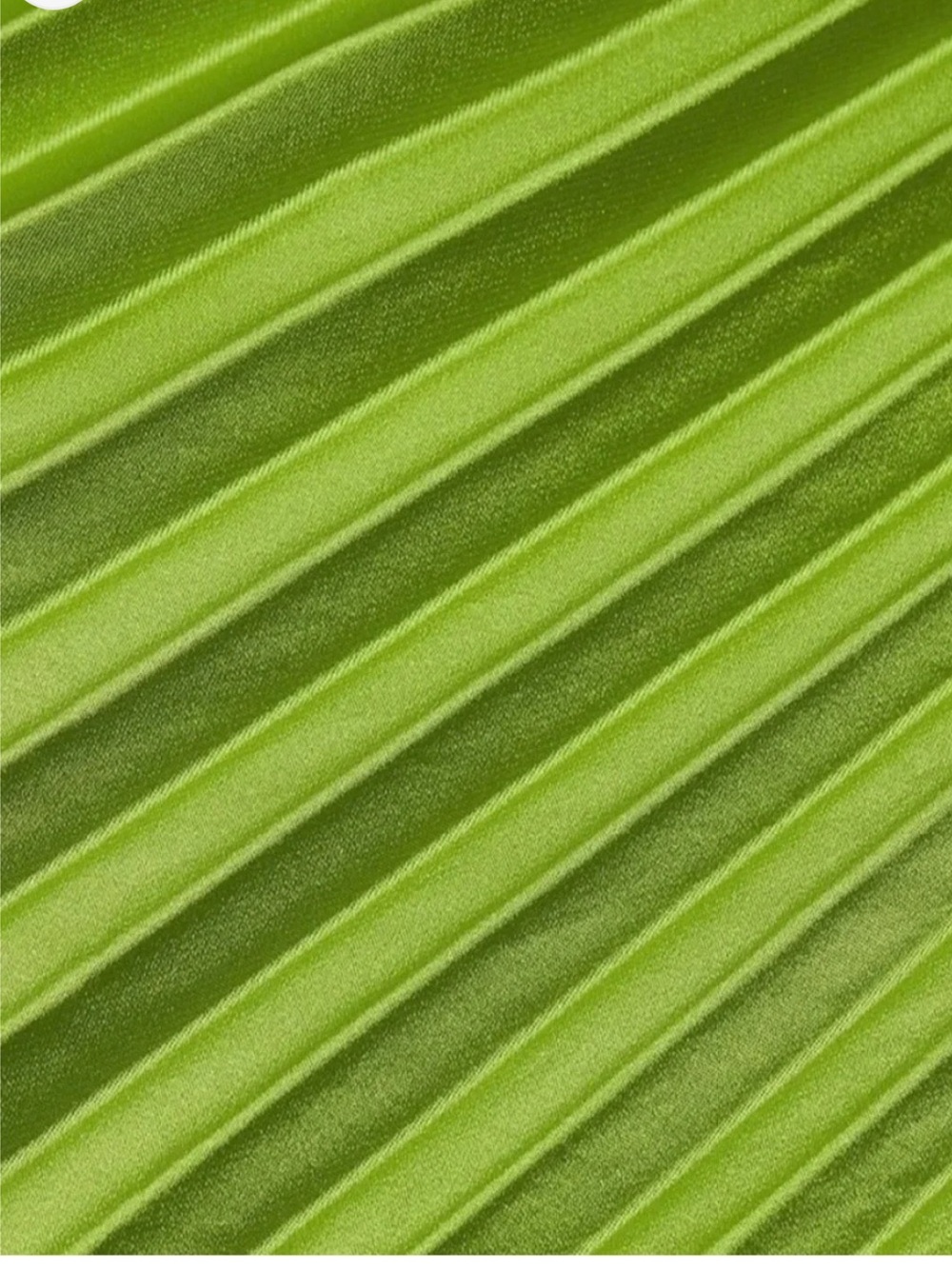 A.L.C. Strapless Pleated Maxi Dress in Lime Green - Picture 7 of 15
